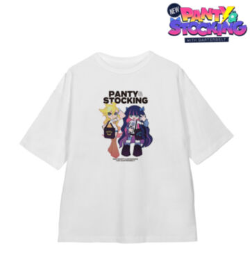 描き下ろし パンティ&ストッキング モデルver. BIGシルエットTシャツ ver.A