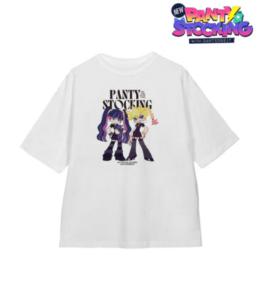 描き下ろし パンティ&ストッキング モデルver. BIGシルエットTシャツ ver.B