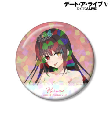描き下ろし 時崎狂三 プリンセス玉座ver. 75mmホログラム缶バッジ