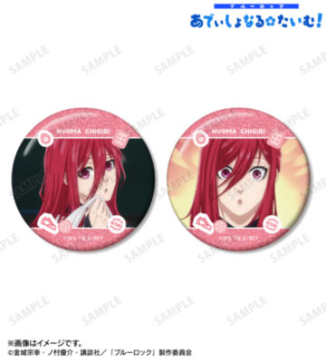 千切 豹馬 場面写グリッター缶バッジ2個セット