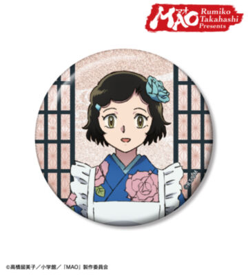 貂子 75mmグリッター缶バッジ