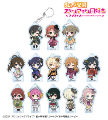 トレーディング ちびキャラ 着物ドレスver. アクリルキーホルダー
