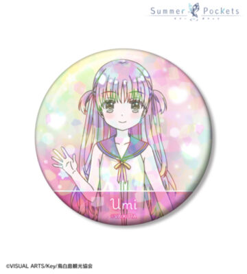 加藤うみ Ani-Art KAWAII label 75ｍｍホログラム缶バッジ
