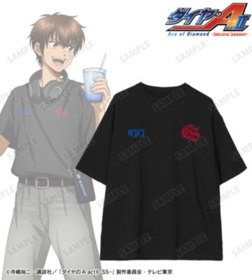 描き下ろし 沢村栄純 私服・野球観戦ver. 着用BIGシルエットTシャツ