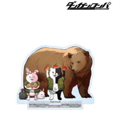 野崎つばたさんイラスト モノクマ&モノミ 飼育係ver. BIGアクリルスタンド