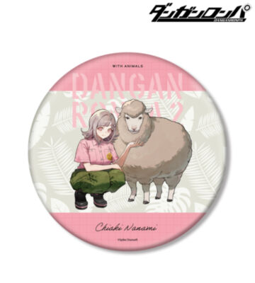 野崎つばたさんイラスト 七海千秋 飼育係ver. BIG缶バッジ