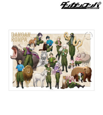 野崎つばたさんイラスト 集合 飼育係ver. A3マット加工ポスター