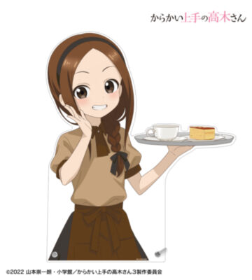 描き下ろし 高木さん カフェ店員 お仕事体験ver. 第2弾 特大ダイカットアクリルパネル