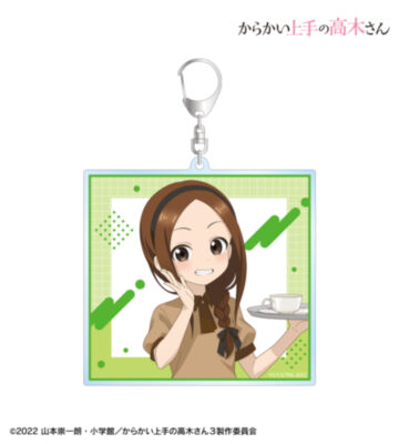 描き下ろし 高木さん カフェ店員 お仕事体験ver. 第2弾 BIGアクリルキーホルダー