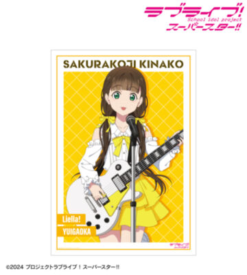 描き下ろし 桜小路きな子 バンドver. A3マット加工ポスター