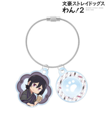 描き下ろし フョードル・Ｄ 浴衣で食べ歩きver. 2連ワイヤーアクリルキーホルダー