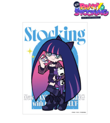 描き下ろし ストッキング ブラックドレスver. A3マット加工ポスター