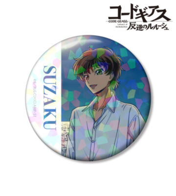 描き下ろし スザク B 夜の海ver. 75mmホログラム缶バッジ