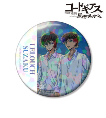 描き下ろし ルルーシュ&スザク B 夜の海ver. 75mmホログラム缶バッジ
