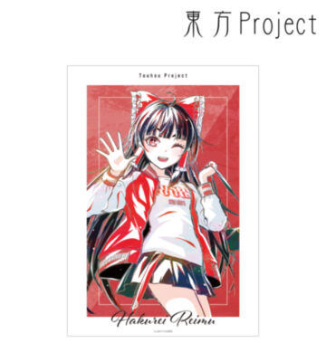 松本能人イラスト 博麗霊夢 現代風ファッションver. Ani-Art A3マット加工ポスター