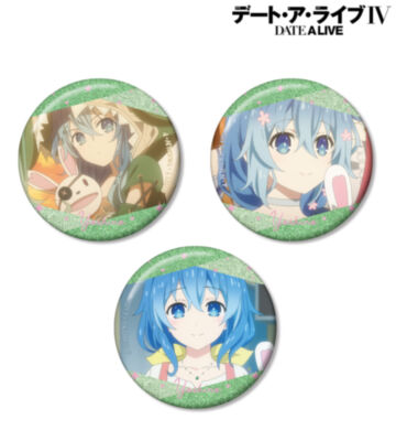 四糸乃 場面写グリッター缶バッジ3個セット