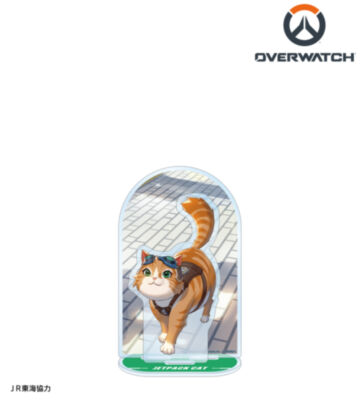 描き下ろし ジェットパック・キャット 旅行ver. 特大アクリルスタンド