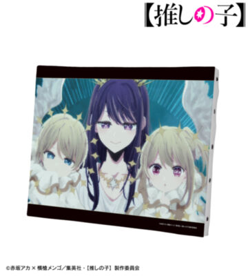 【推しの子】 アイ&アクア&ルビー オープニング場面写F3号キャンバスボード