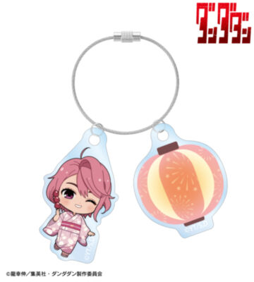 アイラ ちびキャラ 夏祭りver. 2連ワイヤーアクリルキーホルダー