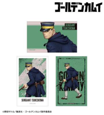 描き下ろし 月島軍曹 戦う背中ver. イラストカード3枚セット