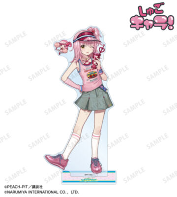 ナルミヤキャラクターズコラボ チェリ子さんイラスト 日奈森 あむ ANGEL BLUE BIGアクリルスタンド