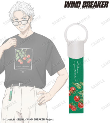 描き下ろし 梅宮 一 夏服ver. 着用キーリング付き合皮キーホルダー