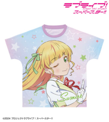 描き下ろし 平安名すみれ MIRACLE NEW STORY ver. フルグラフィックTシャツ