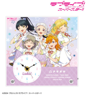 描き下ろし 1期生 MIRACLE NEW STORY ver. アクリルスタンド時計