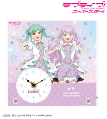 描き下ろし 3期生 MIRACLE NEW STORY ver. アクリルスタンド時計