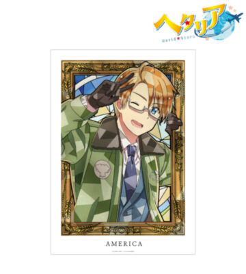 アメリカ Aure Glass A3マット加工ポスター