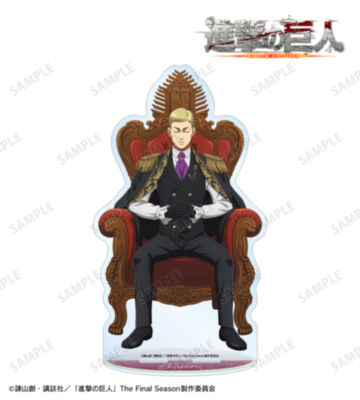 描き下ろし エルヴィン 夢見る玉座・着彩ver. 特大アクリルスタンド