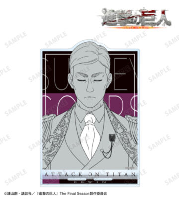 描き下ろし エルヴィン 夢見る玉座・線画ver. BIGアクリルスタンド