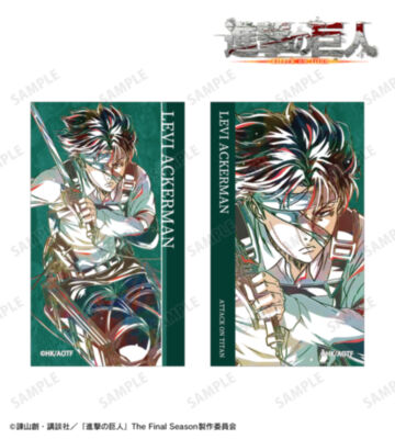 リヴァイ Ani-Art 第5弾 イラストカード2枚セット