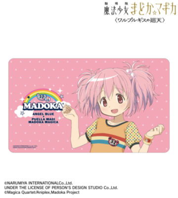 ANGEL BLUEコラボ 描き下ろし 鹿目まどか マルチデスクマット