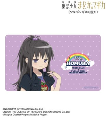 ANGEL BLUEコラボ 描き下ろし 暁美ほむら マルチデスクマット