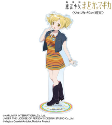 ANGEL BLUEコラボ 描き下ろし 巴マミ 特大アクリルスタンド
