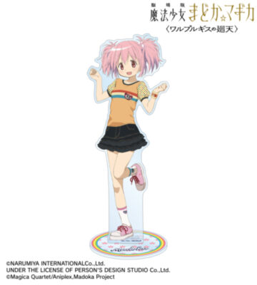 ANGEL BLUEコラボ 描き下ろし 鹿目まどか 特大アクリルスタンド