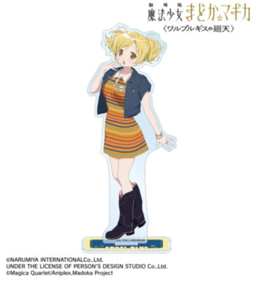 ANGEL BLUEコラボ 描き下ろし 巴マミ BIGアクリルスタンド