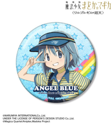 ANGEL BLUEコラボ 描き下ろし 美樹さやか 75mmホログラム缶バッジ