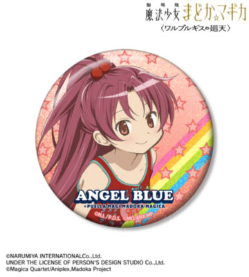 ANGEL BLUEコラボ 描き下ろし 佐倉杏子 75mmホログラム缶バッジ