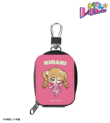 月島きらり ちびキャラ 音楽ver. 合皮レザーミニポーチ