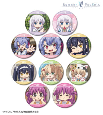 トレーディング ゆるコマ グリッター缶バッジ
