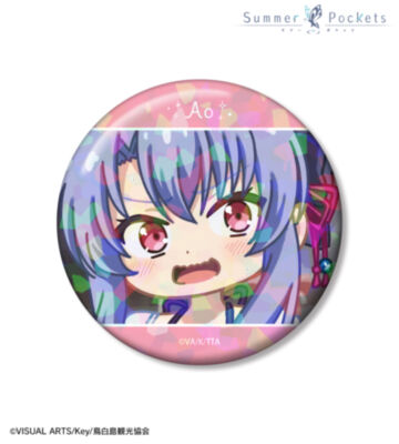 空門蒼 ゆるコマ 75ｍｍホログラム缶バッジ ver.B