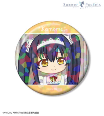 久島鴎 ゆるコマ 75ｍｍホログラム缶バッジ ver.B