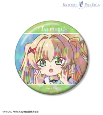 紬ヴェンダース ゆるコマ 75ｍｍホログラム缶バッジ ver.A