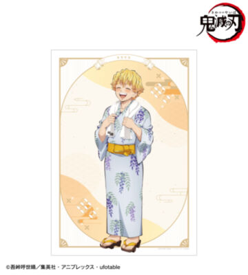描き下ろし 我妻善逸 温泉浴衣ver. A3マットポスター