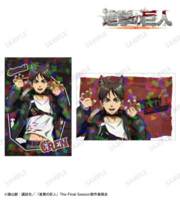 描き下ろし エレン 狼男ver. ホログラムポストカード2枚セット