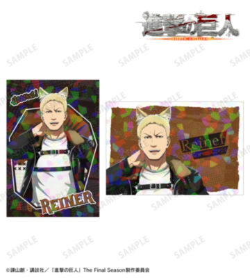 描き下ろし ライナー 狼男ver. ホログラムポストカード2枚セット