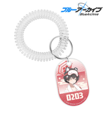 ツバキ ロッカーキー風アクリルキーホルダー