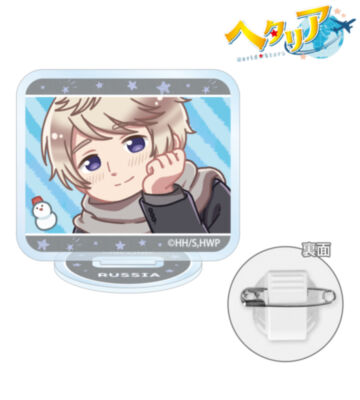 ロシア ゆるコマ アクリルスタンドマルチバッジ